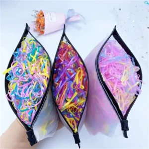 1000PCS Girls Hair Ties Disposable Elastic Bands